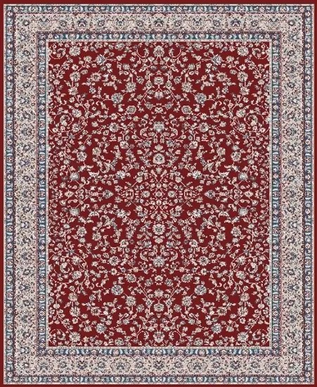BE Koberec Jasmin 9870 RED – červený obdĺžnikový Rozmer: 200x290 cm