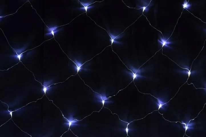 Nexos 1031 Svetelný záves s LED diódami - 3 x 3 m studená biela 128 LED