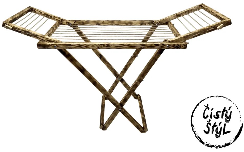 Veľký rozkladací sušiak - tmavý