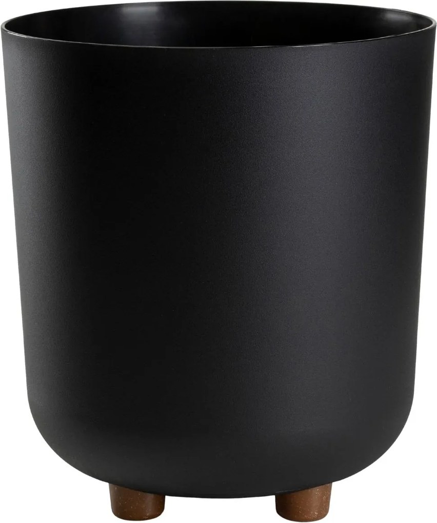 PLASTOVÝ KVETINÁČ TERRA 24X27,5 CM ČIERNA