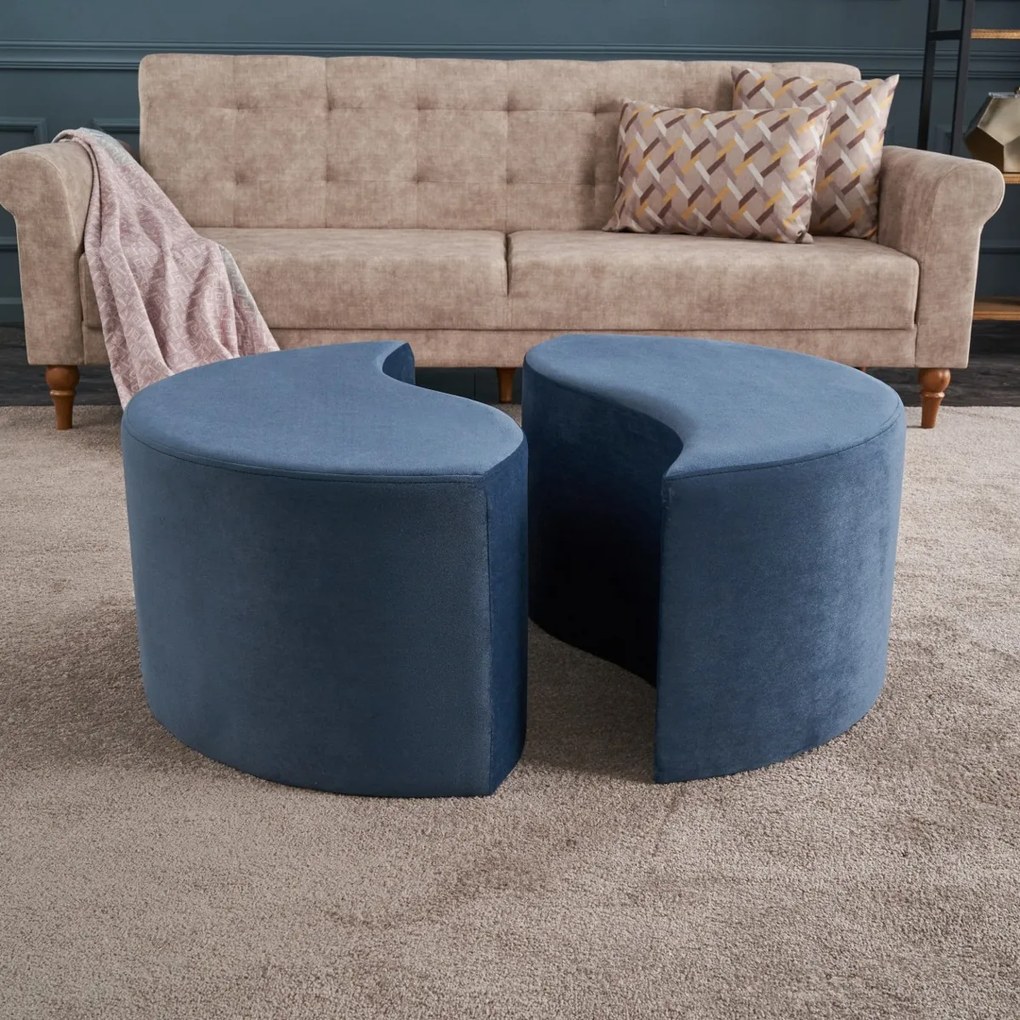 Stolička Alis Pouf Blue