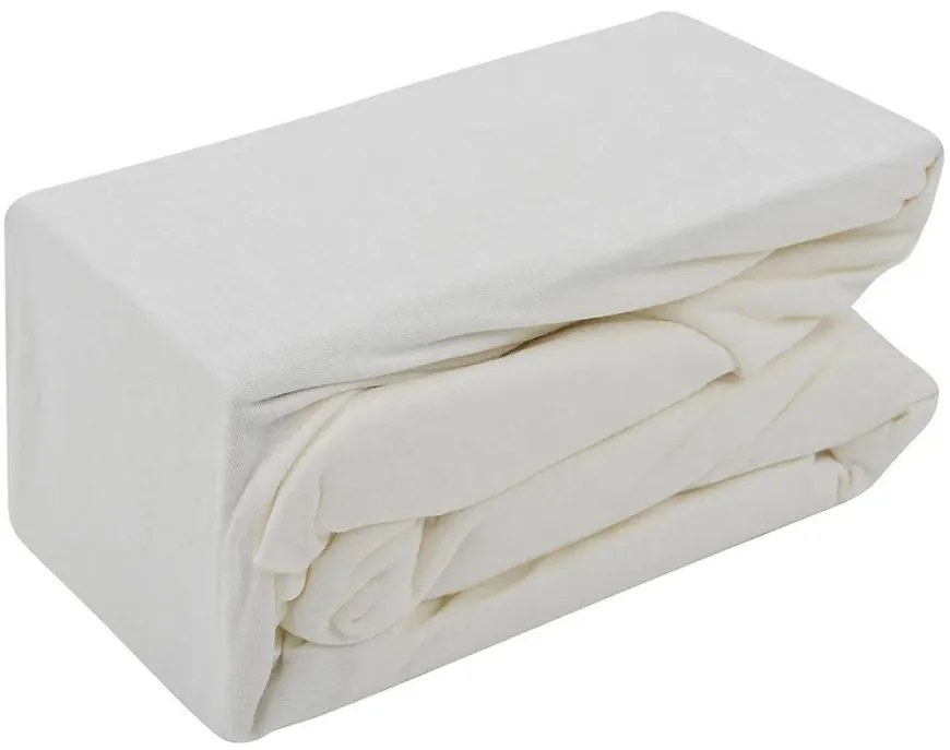 Prestieradlo jersey s gumkou 115GSM 140x200 biela