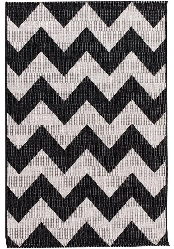 Koberec Modern Chevron black/beige 160x230cm