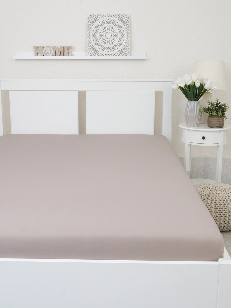 Jersey plachta Classic 200 x 200 cm – cappuccino