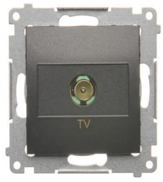 DAK1/11 R-TV anténna zásuvka biely