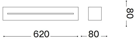 Ideal Lux - Nástenné svietidlo 4xE14/40W/230V