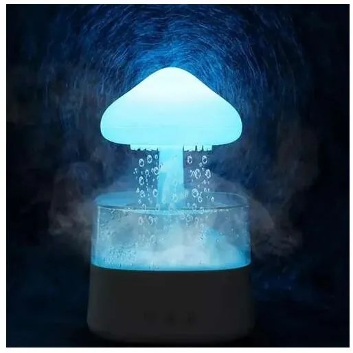 Bestent Zvlhčovač vzduchu LED lampa Dažďové kvapky