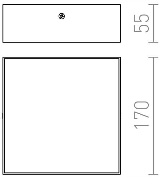 RED - Design Rendl - R12849 - LED Stropné svietidlo LARISA LED/15W/230V čierna