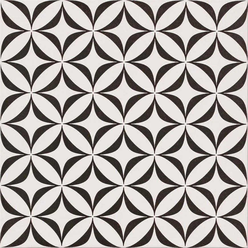 Gresová dlažba Patchwork Vertigo Black 29,8/29,8 Pei Iv