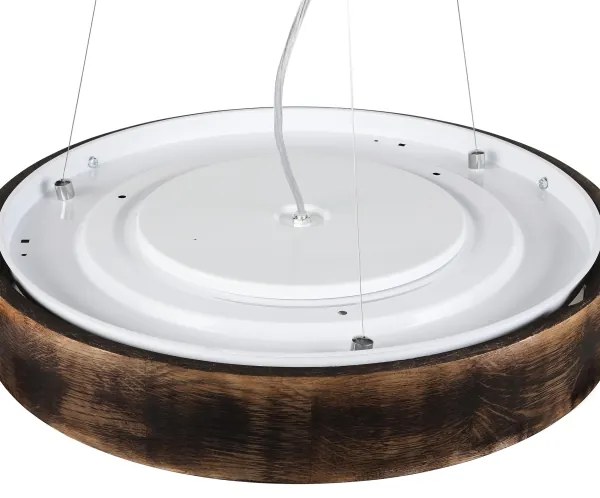Brilagi - LED závesný luster na lane CARVALHO SMOKEY 3xE27/60W/230V dub pr. 47,5 cm
