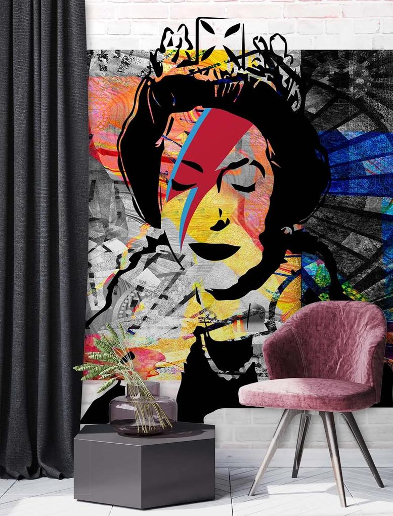 Gario Fototapeta Banksy kráľovná Anglicka Materiál: Vliesová, Rozmery: 100 x 140 cm