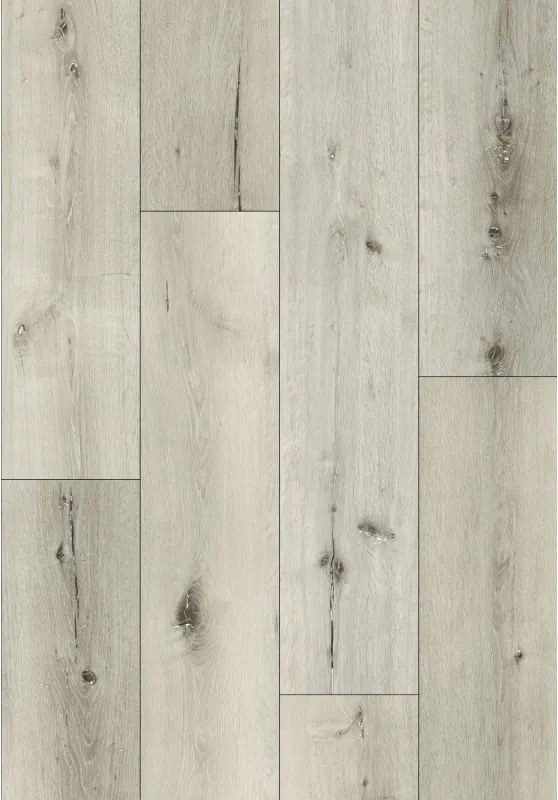Mexen Silver Lake Vinylové panely 1240 x 182 mm SPC 6,5 mm, podložka IXPE 1,5 mm, 4 V-drážka, Dub