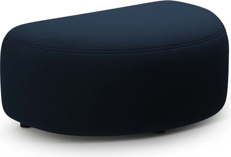 Modrá zamatová podnožka Kate – Micadoni