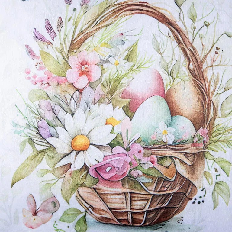 Súprava 3 ks návlekov na vankúšiky VEĽKÁ NOC 45 x 45 cm