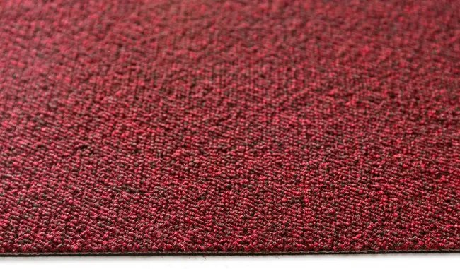 Kobercové štvorce BALTIC červené 50x50 cm