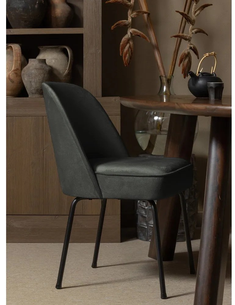 Tmavozelené zamatové jedálenské stoličky v súprave 2 ks Vogue – WOOOD