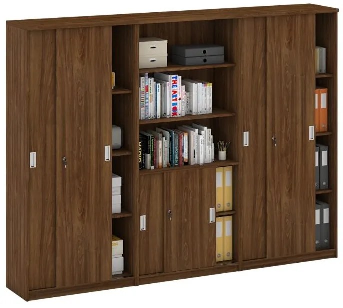 Zostava skríň MIRELLI, Typ IX - orech