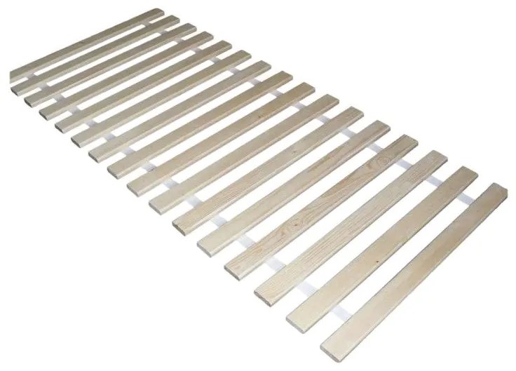 Posteľ HERMA + rošt ZADARMO - sonoma/biela / 100x200 / áno