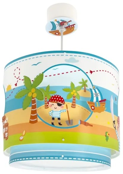 Dalber 60652 - Detský luster PIRATE ISLAND 1xE27/15W/230V