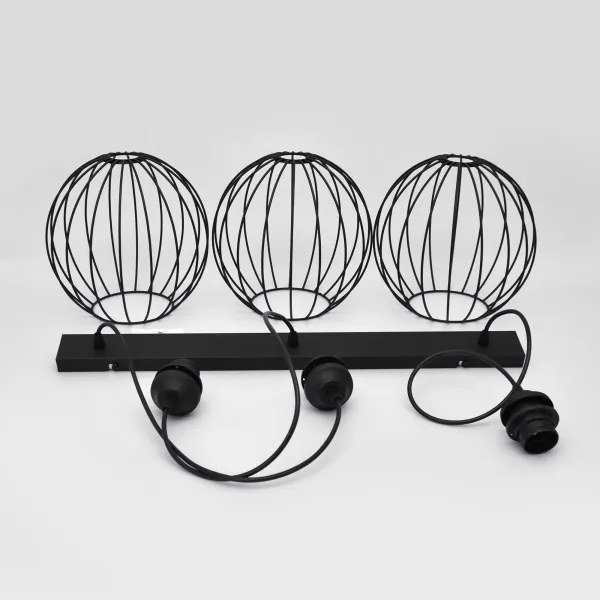 LED Luster na lanku MERCURE 3xE27/15W/230V