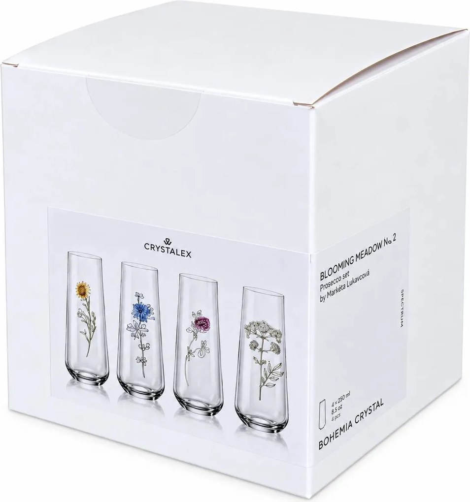 Crystalex poháre Lúka 250 ml 4 ks