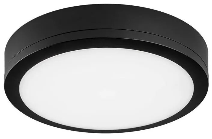 LED2 - LED Vonkajšie stropné svietidlo so senzorom KERY LED/18W/230V IP65 čierna