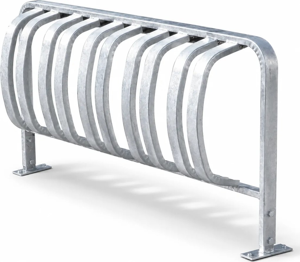 Jednostranný stojan na bicykle na zem - 5 státí, na zabetónovanie
