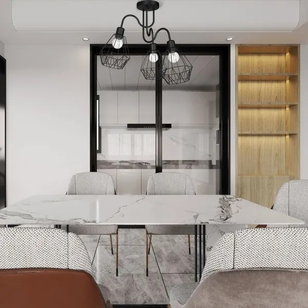 Prisadený luster BERGEN 3xE27/60W/230V