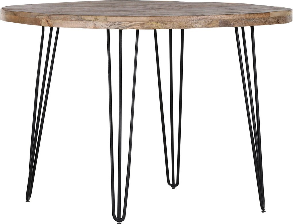 XXXLutz JEDÁLENSKÝ STÔL, mangové drevo, prírodná farba, 105/105/76 cm Zandiara - Stoly - 002362076501