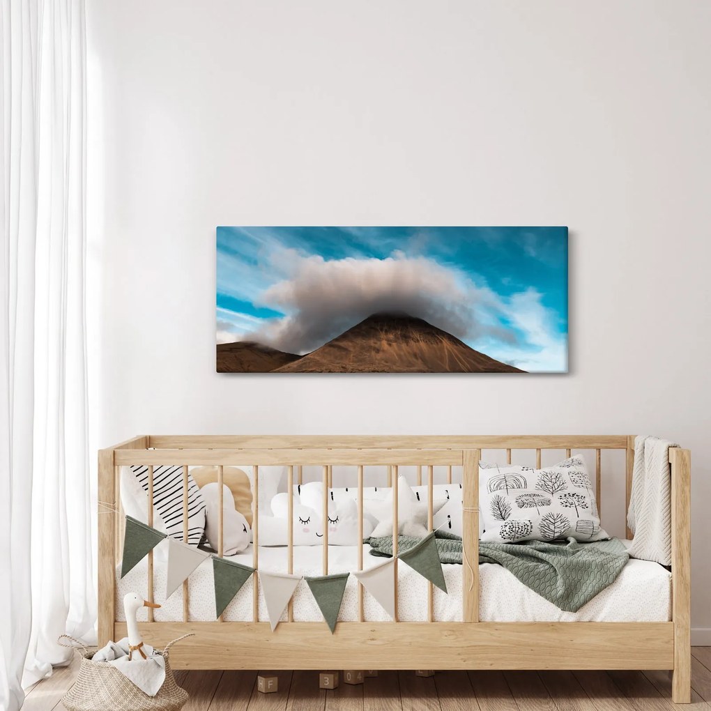 Obraz - Mrak nad vrcholkom (120x50 cm)