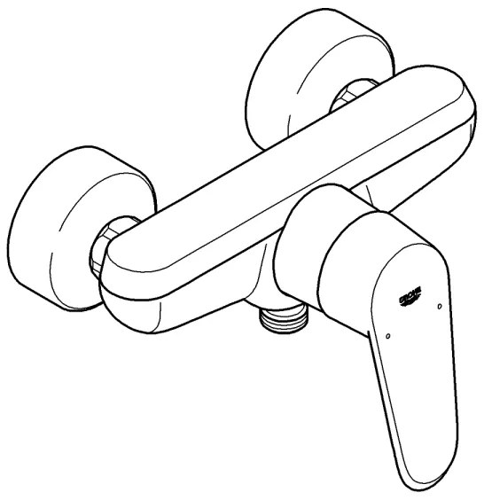 GROHE 33569002 - Sprchová batéria EURODISC COSMOPOLITAN DN 15 lesklý chróm