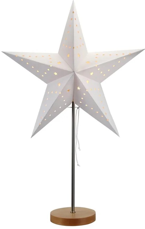 Biela vianočná svetelná dekorácia Mikke – Markslöjd