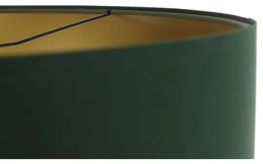 Luster na lanku TWIST 1xE27/60W/230V zelená/zlatá