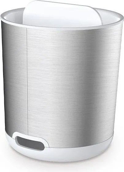 Téglik na zubné kefky z nehrdzavejúcej ocele v striebornej farbe Duo Steel – Joseph Joseph