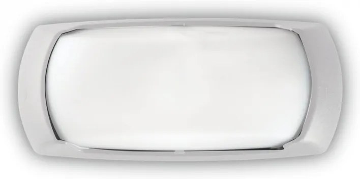 Ideal Lux 123776 vonkajšie nástenné svietidlo Francy Bianco 1x23W | E27 | IP66