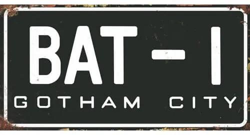 Ceduľa značka USA Gotham City