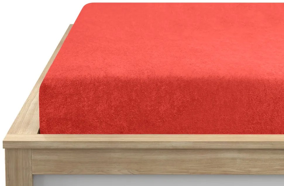 Froté plachta EXCLUSIVE oranžová 200 x 220 cm