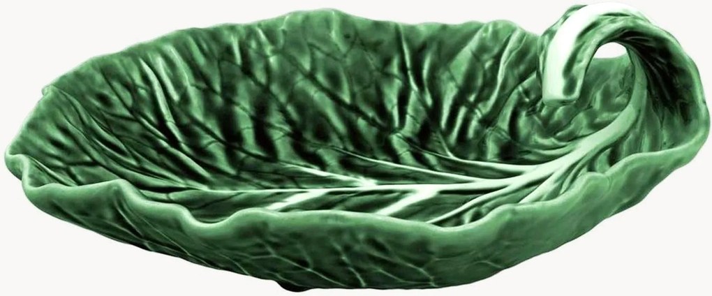 Ručne maľovaná servírovacia miska's rukoväťou Cabbage