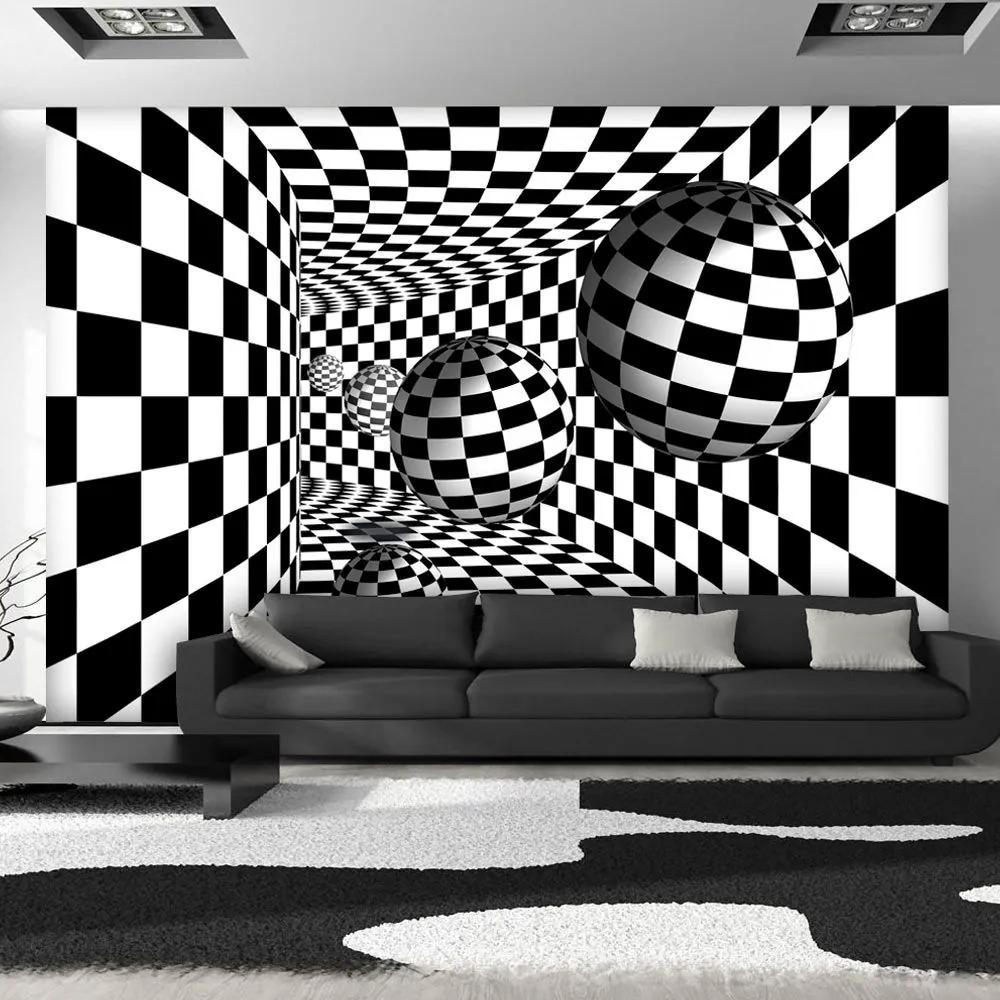 Fototapeta - Black & White Corridor 300x210