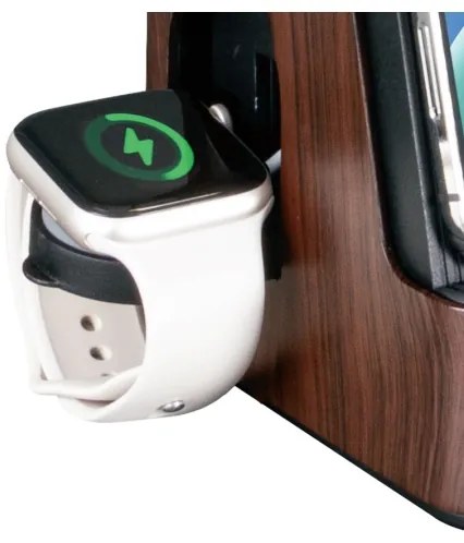 Immax 08999L - LED+CCT stmievateľná stolná lampa s bezdrôtovým nabíjaním QI IDEAL LED/8W/230V hnedá