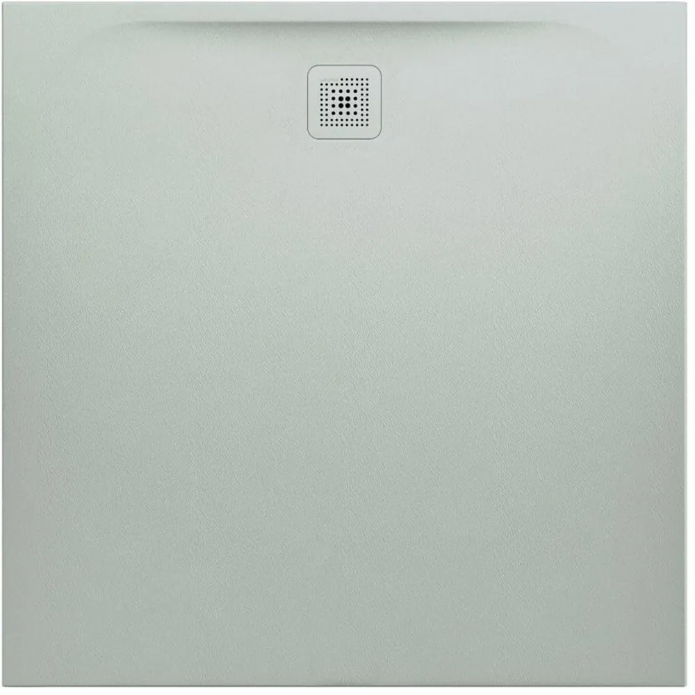 LAUFEN Pro štvorcová sprchová vanička z materiálu Marbond, odtok na boku, 1200 x 1200 x 33 mm, svetlá šedá, H2119580770001