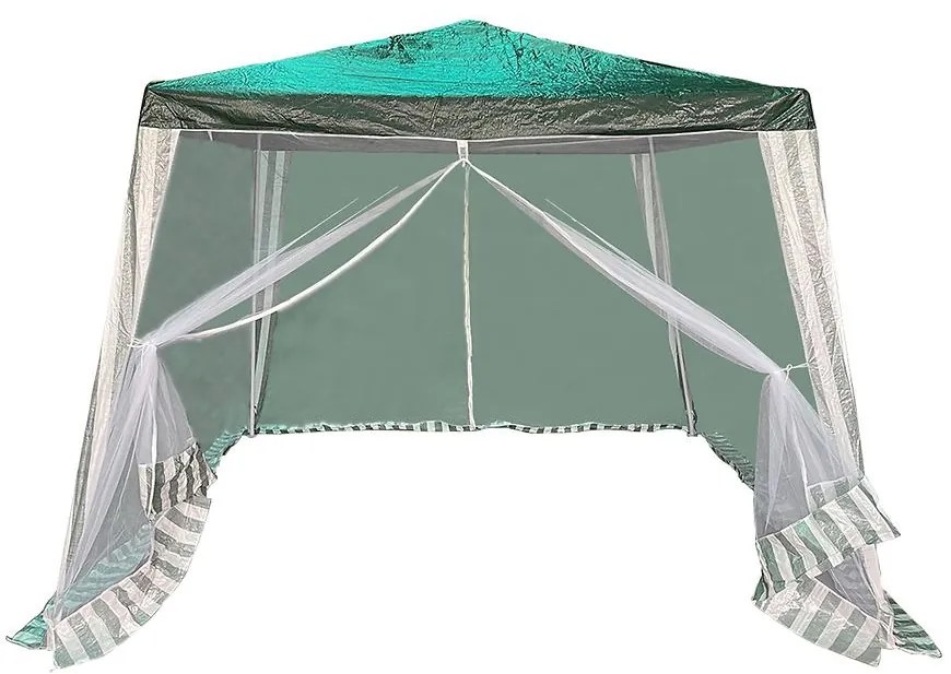 Záhradný pavilón 2,4x2,4x2,5 m biela