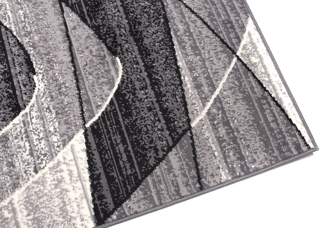 TA Koberec K858A DARK GRAY CHEAP PP CRM Sivý Obdĺžnikový Rozmer: 120x170 cm