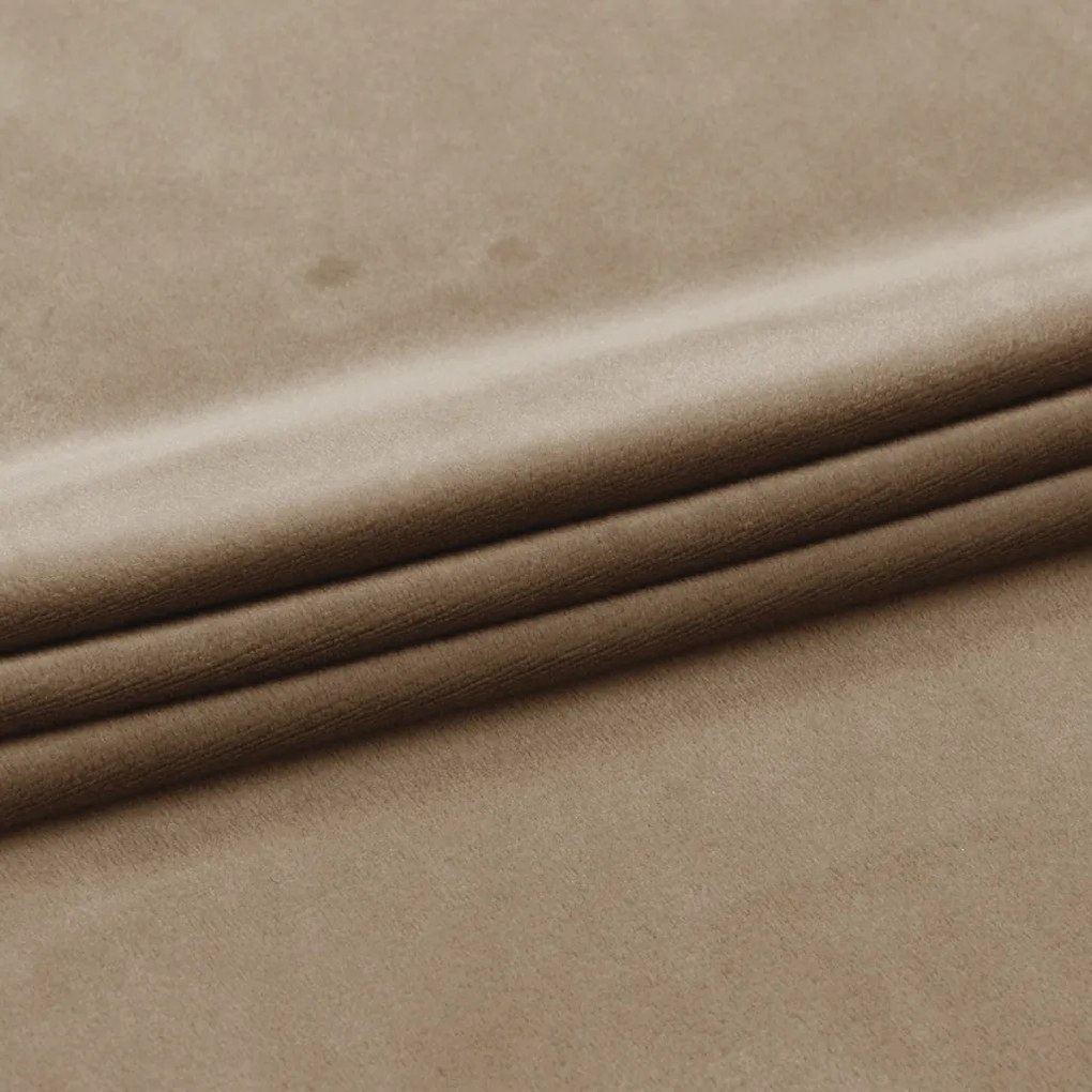 Elastický plyšový poťah na dvojmiestnu pohovku BestBerg / sand