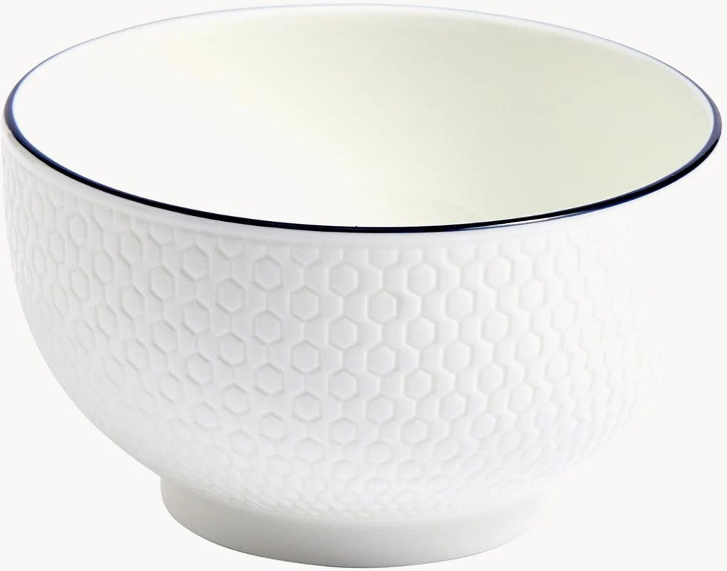Miska na občerstvenie z jemného kostného porcelánu Gio