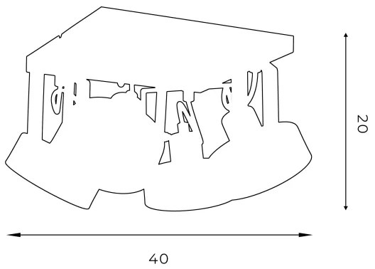 Bodové svietidlo VIVA 4xGU10/AR/15W/230V