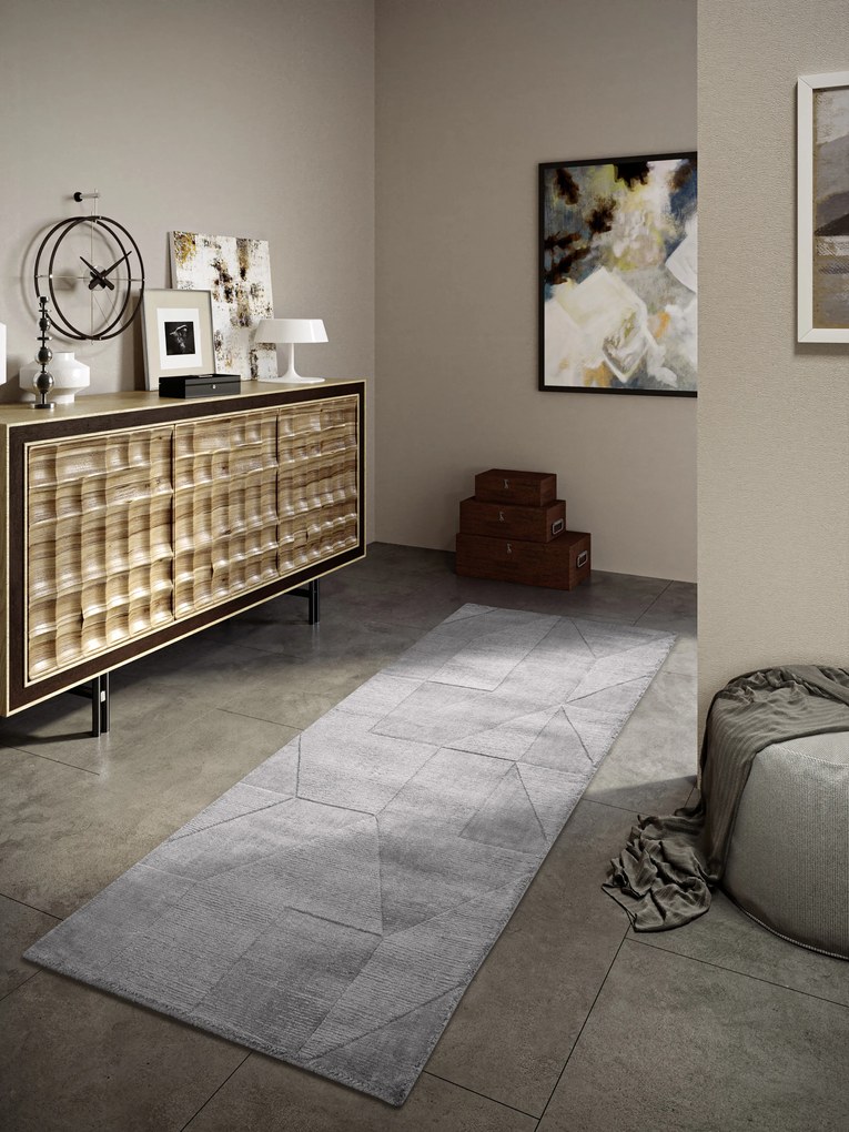 Villeroy & Boch, Behúň Villeroy & Boch 106164 Grey, 80x250, šedá, obývacia izba