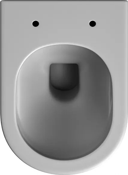 BPS-koupelny Závesná WC misa so SoftClose sedadlom HYD-7287, sivá matná