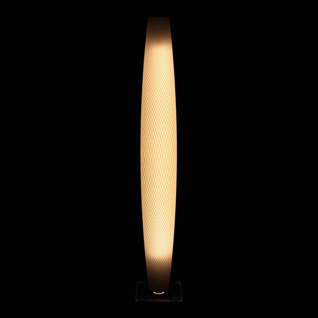 Stojaca LED lampa Flechtwerk Pur biela 110 cm