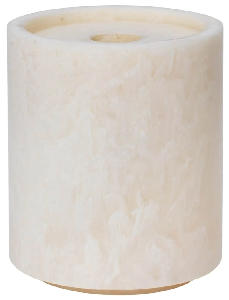 Ferm Living Dóza na vatové tyčinky Mist Pearl